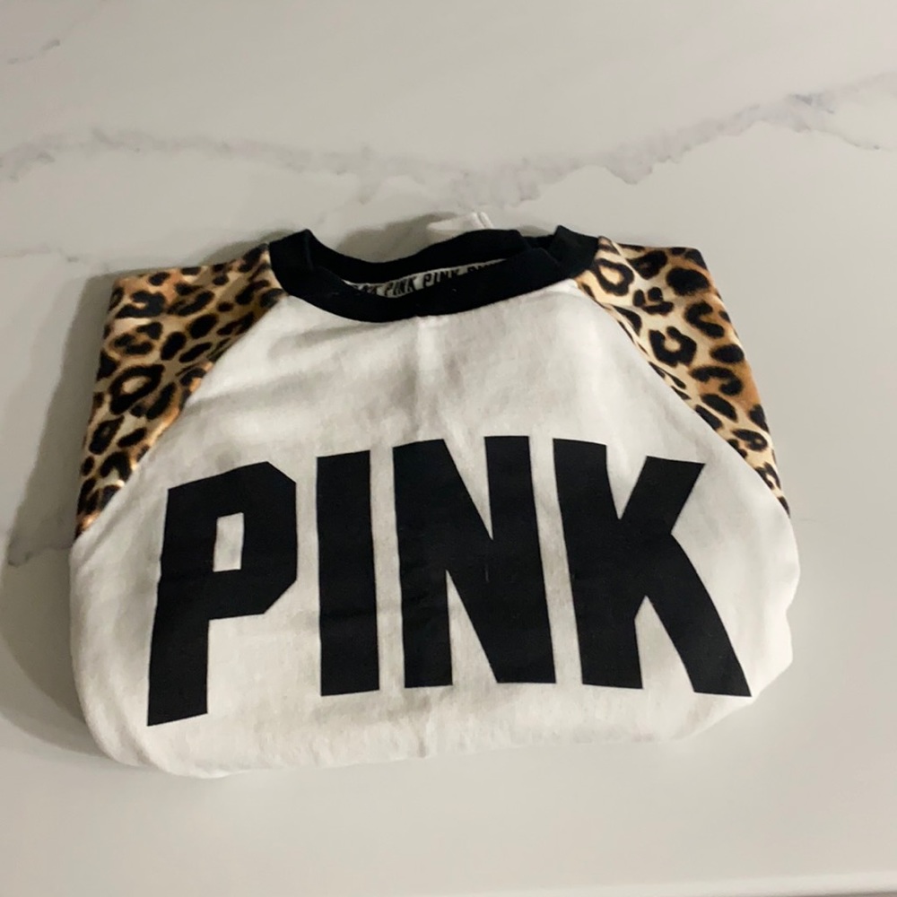 PINK oversized crewneck